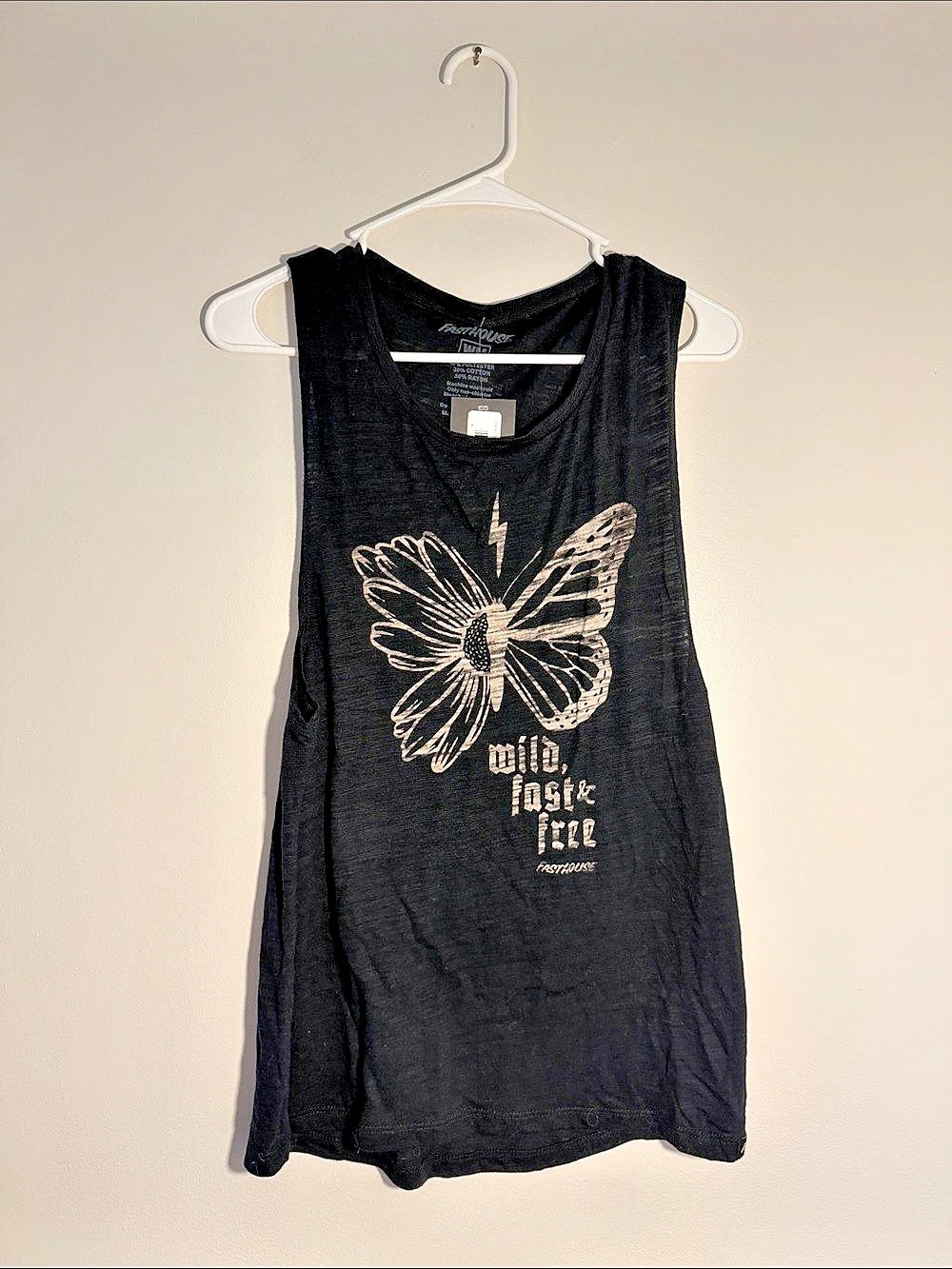 Fasthouse Mild Future Tank Graphic Tank Top in Black Size Medium NWT